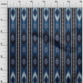 thumbnail image 2 of oneOone Organic Cotton Poplin Twill Fabric Stripe & Geometric Ikat Print Fabric By Yard 42 Inch Wide, 2 of 4