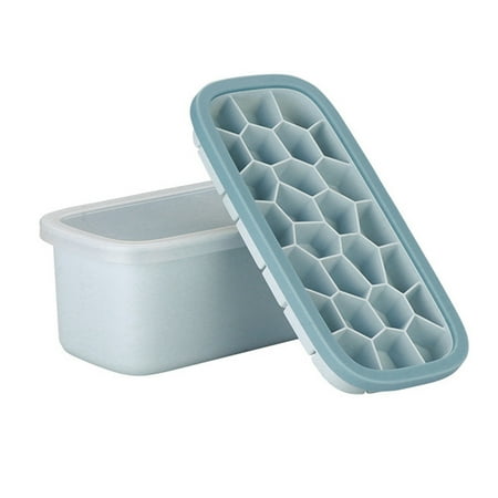 

Josdec Silicone Mold Easy Demoulding Portable Ice Storage Container Spoon With Lid