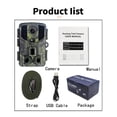 thumbnail image 4 of PR800 Trail Camera 1080P 20MP Waterproof Night Vision Outdoor Wild Motion Activated Scouting Camera Photo Trap ,Lightweight  Compact, 4 of 6