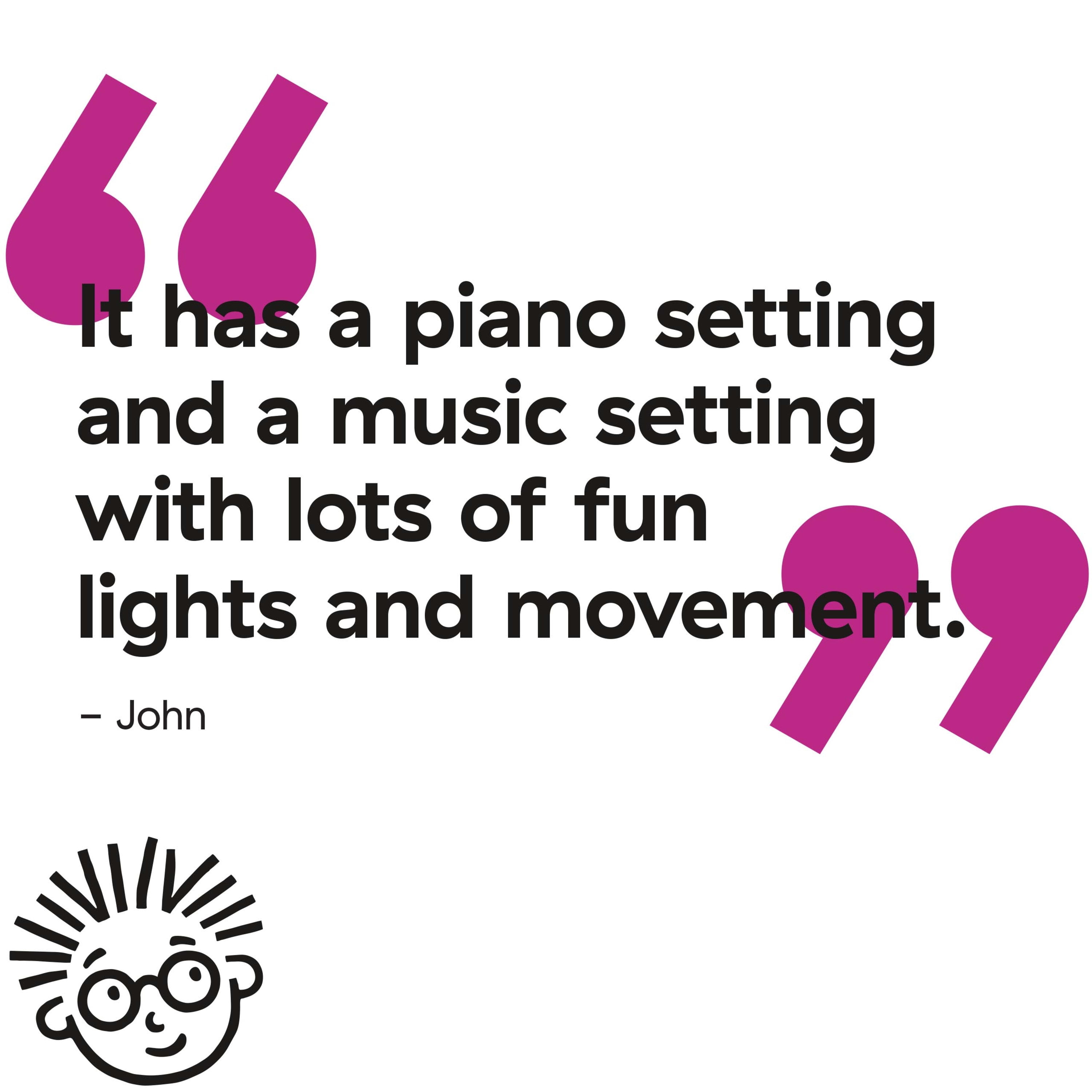 Pop and sales glow piano