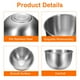 thumbnail image 3 of Uxcell Platos para Salsa de Acero Inoxidable de 3 Pulgadas, 10 Piezas de Platos Redondos Individuales para Condimentos, Bandeja para Salsas, Platos de Aperitivo para Preparar Guarniciones, Plata, 3 of 7