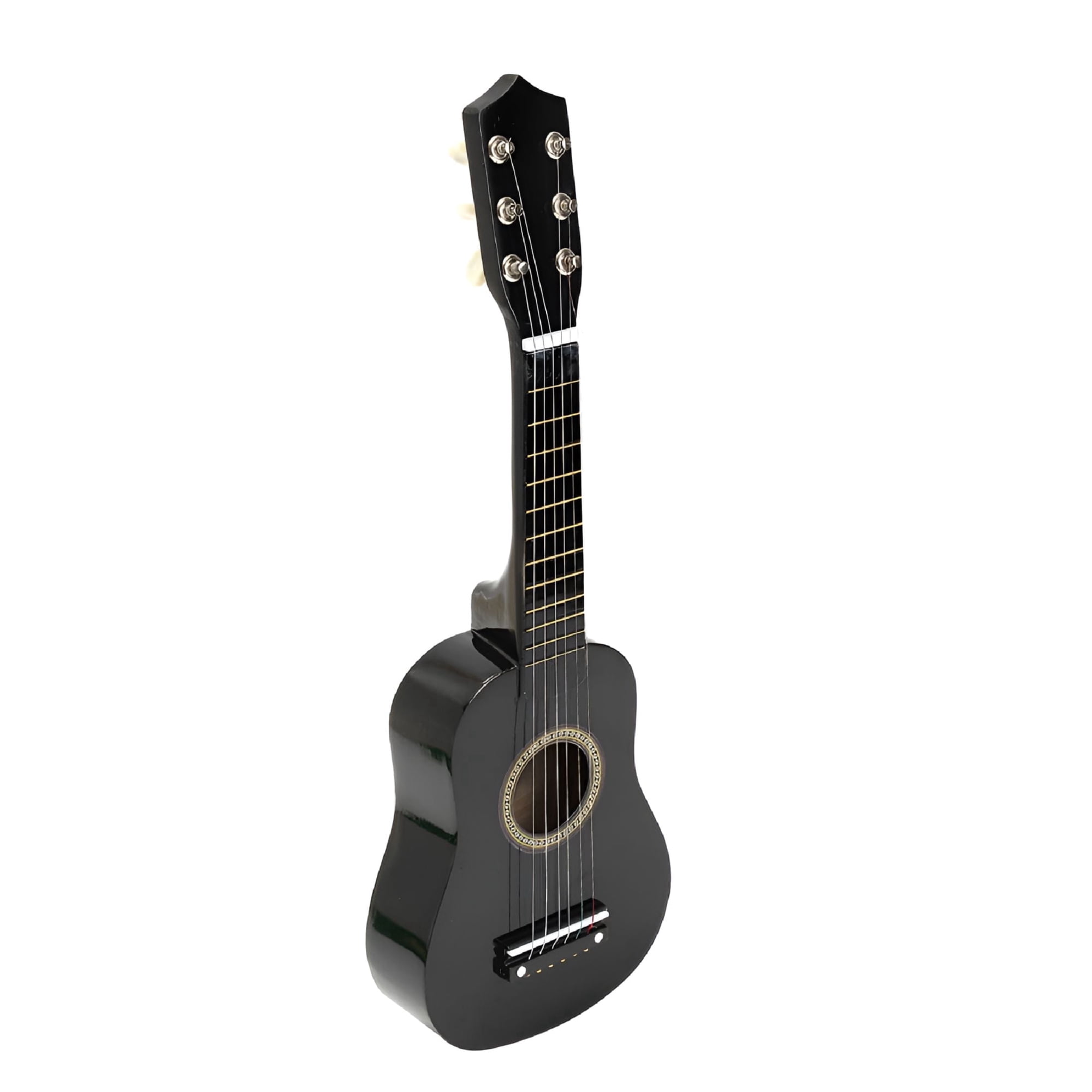 SEPTRIO 2026 New 21 Inch Acoustic Guitar Small Size Portable Wooden Guitar for Children Kids for Beginners,Music Class,Home Practice (Black)