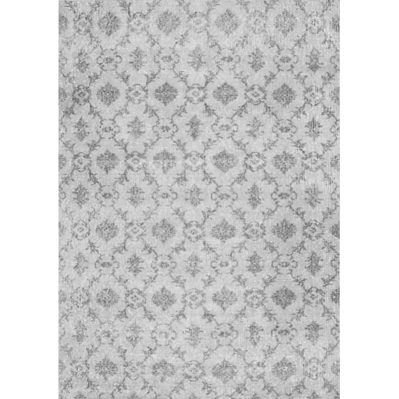 Ahgly Company Indoor Rectangle Persian Gray Traditional Area Rugs, 3' x 5'