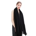 thumbnail image 4 of Bufanda larga, bufanda suave, chal elegante, bufanda de invierno para mujer, chal de invierno, equipo para deportes de invierno, 4 of 8