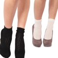 thumbnail image 3 of TeeHee Women's Fashion Cotton Ankle Socks, 2 Pair combo (Needle Out), 3 of 6