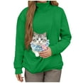 thumbnail image 2 of Yteetum Pet Pouch Hoodies for Women Oversized Front Carry Pet Carrier Pullover Hooded Sweatshirts Womens Casual Solid Loose Animal Kangaroo Pouch Long Sleeve Hood Sweatshirt Fall Clothes Clothes, 2 of 6