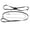 Black, variant on Yajisi Turtle Harness Leash Adjustable Skin Friendly Pet Harness Reptile Leash for Outdoor Walking Yellow Small (S) 3.1 inches / 8 cm