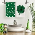 thumbnail image 2 of Sm:)e Shamrock Lucky Green Saint Patricks Day Kitchen Towels 18x26 Set of 4, 2 of 7
