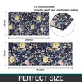 thumbnail image 7 of Pioneer Flower Floral Print Pattern Kitchen Rugs Sets Of 2,Anti Fatigue Kitchen Mat Rugs Non Slip Washable,Decorative Kitchen Floor Mats for Kitchen,Sink,Laundry,17"x30"+17"x47", 7 of 7