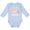 AE-Light Blue, variant on Inktastic Pop Pop's Little Sweetie with Pink Heart Cookie Boys or Girls Long Sleeve Baby Bodysuit