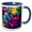 Blue/White, variant on 3drose, Colorful and Bright Bokeh Circles Background, 11oz Magic Transforming Mug