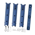 thumbnail image 3 of Soporte para caña de pescar de 3 tubos con tornillos de montaje para barco de remolque azul, 3 of 8