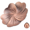 thumbnail image 4 of Incense Stick Holder, Exquisite Elegant Metal Material Unique Flower Shape Incense Holder Retro Design  For Desktop Decoration, 4 of 8