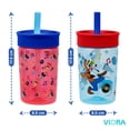 thumbnail image 3 of MAGMALIFE Vaso Entrenador para Niños Twin Tumb, 450 ml (2 Pzs), Popote Flexible Antiderrames, Fácil de Limpiar, Ideal para Viajes, Botella de Agua para Niños, Apto para Lavaplatos Disney Mickey Mouse, 3 of 8