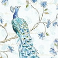 thumbnail image 2 of Gango Home Decor Contemporary Peacock Allegory III & IV White by Daphne Brissonnet (Printed on Paper); Two 16x16in Fine Art Paper Giclee Prints, 2 of 5