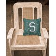 thumbnail image 2 of Carolines Treasures CJ2010-SPW1414 Lettre S Rentrée Scolaire Initiale Coussin Décoratif en Toile, 2 of 4