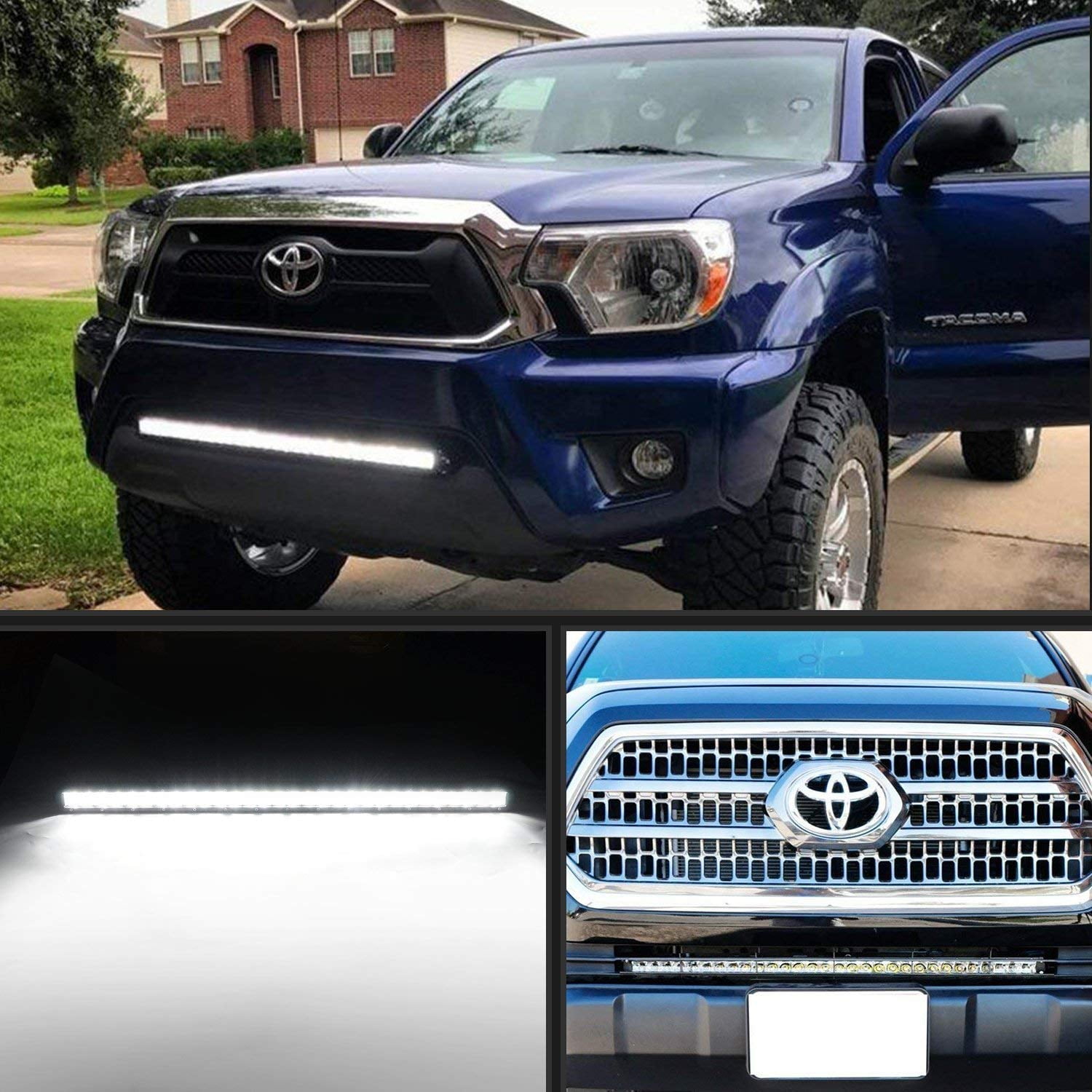 Nilight 31 Inch Single Row 150W Flood Spot Combo Off Road LED Light Bar, 2 Years Warranty
