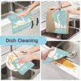 thumbnail image 2 of Yayeee 6 Pack Kitchen Dish Cloths for Washing Dishes Soft Absorbent Microfiber Towels, White Cartoon Swan, 2 of 9