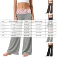 thumbnail image 3 of Xyant Girl's Polka Dots Fold Over Baggy Sweatpants Wide Leg Y2k Pants,Size 7-8 Years, 3 of 6