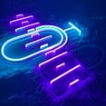 thumbnail image 2 of Handmadetneonsign Microphone Neon Sign, Music Studio Wall Art Decor, Home Bedroom Karaoke Wall Decor, 2 of 5