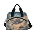 thumbnail image 6 of FORMRS Reusable Lunch Bag for Work School Leakproof Insulated Cooler with Adjustable Shoulder Strap, Floating Whale, 6 of 6