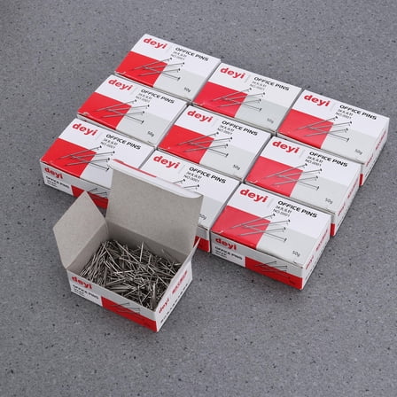 HOMEMAXS  2000 Pieces Craft Straight Pins Head for Crafts Supplies Office Silver