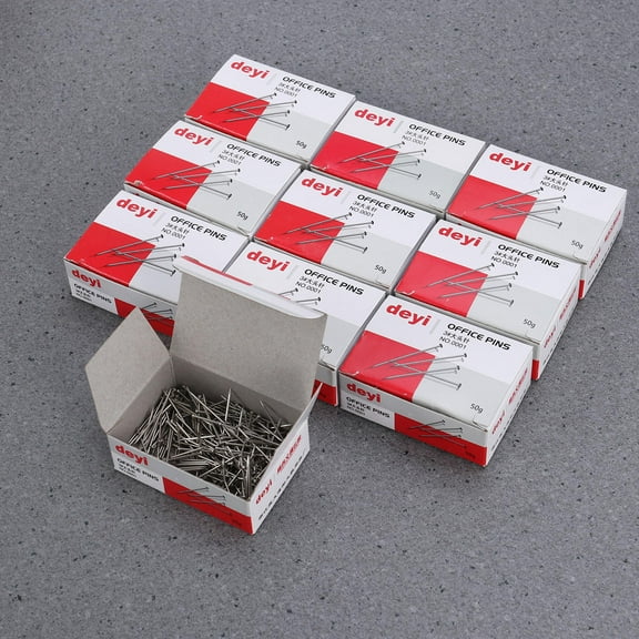 HOMEMAXS  2000 Pieces Craft Straight Pins Head for Crafts Supplies Office Silver