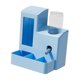 thumbnail image 5 of Alimentador automático 3 en 1 para hámsteres, dispensador automático, accesorios para mascotas, portátil Botella azul de 80 ml, 5 of 9