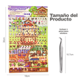 thumbnail image 2 of Plantilla Stickers Pegatinas Decoración Cuarto Miniatura 1pz, 2 of 7