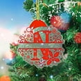 thumbnail image 3 of Adornos Navideños con Monograma Acrílico de 26 Letras y Gorro de Papá Noel | Adornos Navideños 2D para Manualidades | Adornos con Letras Colgantes para Decorar El Hogar, La Chimenea, La Puerta y La V, 3 of 5