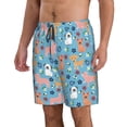 thumbnail image 2 of Balery Cute Dog Traje de Baño Estilo Hawaiano para Hombre, Shorts de Secado Rápido con Bolsillos-Small, 2 of 6