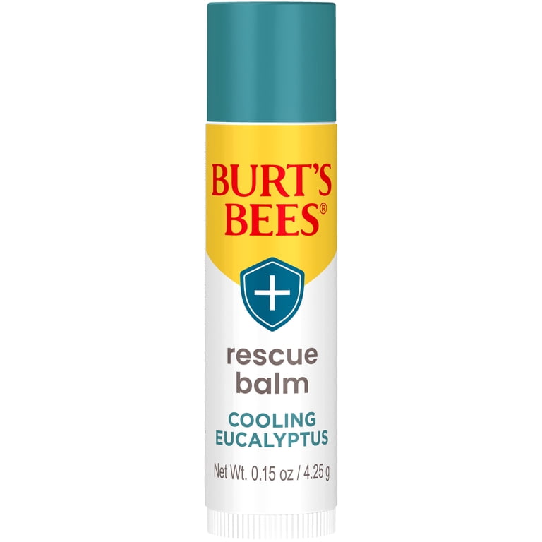 Burt's Bees 100% Natural Origin Rescue Lip Balm, Cooling