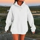 thumbnail image 2 of Sudadera con capucha gris con cremallera,Sudadera con capucha para mujer, informal, holgada, de manga larga con bolsillos, mezcla de poliéster, cómoda para uso diario, sopatenor, 2 of 9