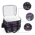 thumbnail image 6 of FORMRS Insulated Cooler Bag 24 Cans Capacity Soft Leakproof Lunch Box with Side Pockets, Roses and Pearls, 6 of 7