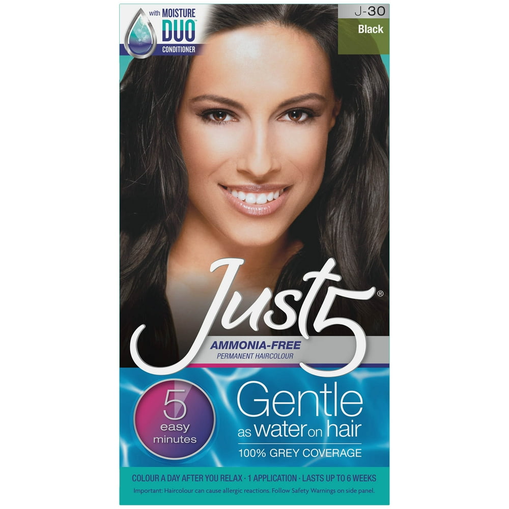 Just 5 Women's Five Minute Permanent Hair Color, Ammonia Free, No Drip