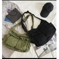 thumbnail image 5 of HMSHA Women's Canvas Shoulder Bag Fairy Large Capacity Y2k Messenger Bag Hippie Punk Goth Tote Bag Preppy Stuff, 5 of 7