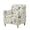 Paisley Floral Green, variant on SEANATIVE One Piece Stretch Armchair Slipcover 1-Piece Mid Century Modern Reading Chair Cover Accent Chair Covers for Living Room Office Reception Reading, Paisley Floral Green