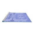 thumbnail image 2 of Ahgly Company Machine Washable Indoor Rectangle Oriental Blue Modern Area Rugs, 8' x 12', 2 of 4
