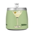 thumbnail image 7 of Yayeee Ashtray with Lid for Cigarette Smokeless Stainless Steel Home Ash Holder, Light Green Martini, 7 of 7