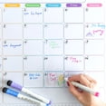 thumbnail image 3 of Mag-Fancy Dry Erase Calendar Kit- Magnetic Calendar for Refrigerator Monthly Fridge Calendar Whiteboard, 3 of 9