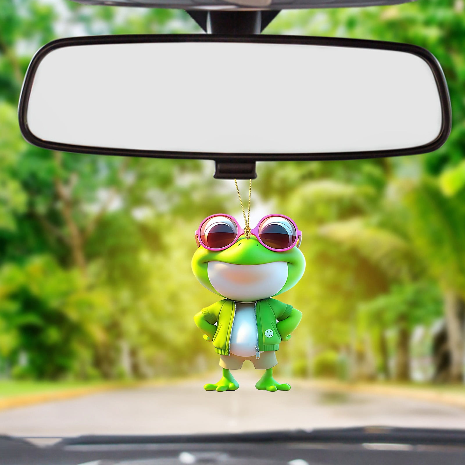 DXNQ Décoration à Suspendre En Forme De Cochon Porte-bonheur Pour Rétroviseur De Voiture, Décoration Super Mignonne Pour Véhicule, Maison, Bureau, Accessoires De Voiture (cochon, Ornement