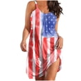 thumbnail image 2 of SMihono Robe Maxi Bohème d'Été pour Femmes Grande Taille Mode Féminine Col Rond Sans Manches Robe Imprimée de Plage, 2 of 4