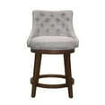 thumbnail image 3 of Hillsdale Halbrooke 25" Indoor Wood Contemporary Counter Stool, Chocolate/Gray, 3 of 12