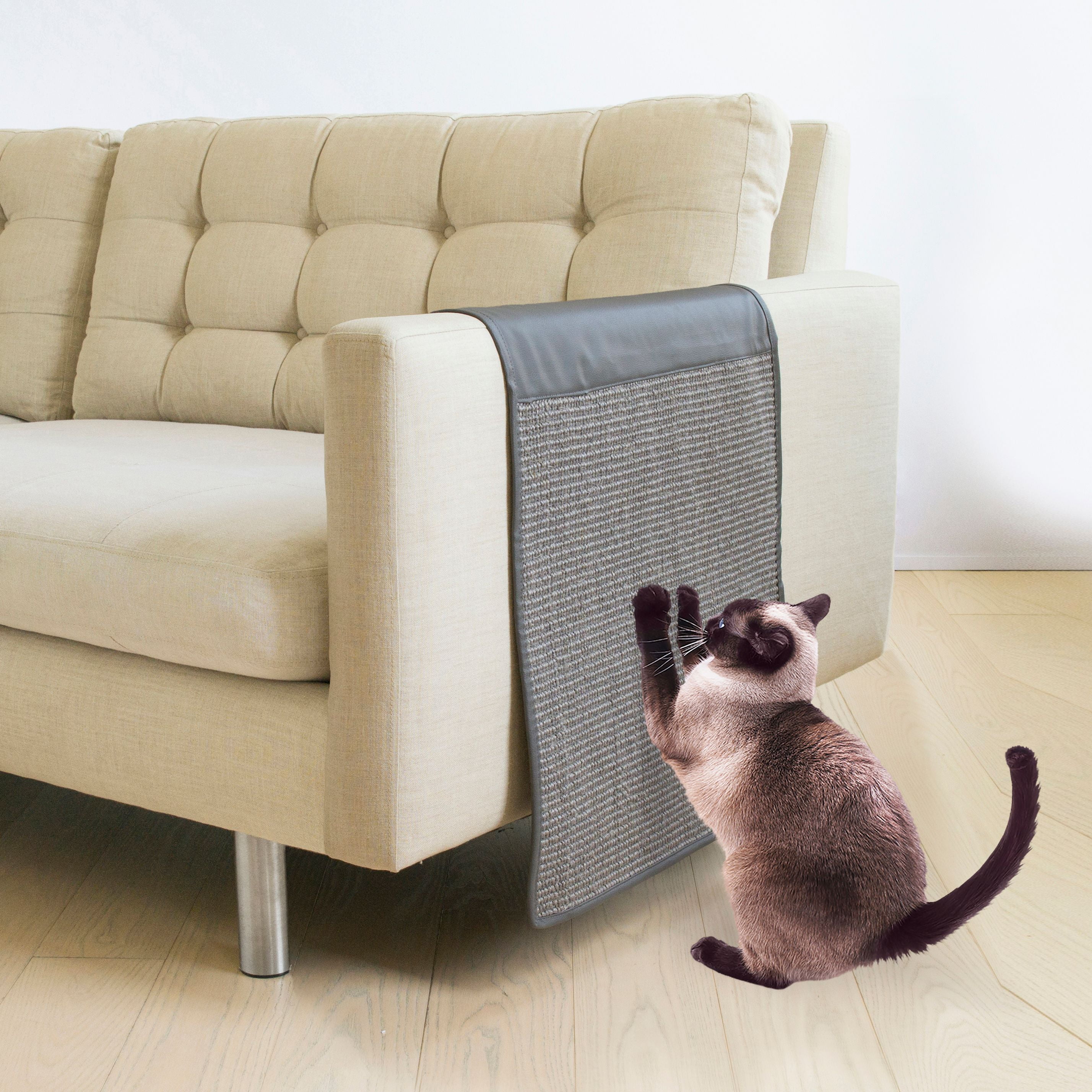 Precious Tails Cat Scratching Sofa Guard Vegan Leather Furniture