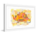 thumbnail image 1 of Marmont Hill - "Dinosaur 2" by Yolanta Gawlik Framed Painting Print, 1 of 5
