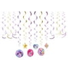 American Greetings My Little Pony 2 Party Supplies Hanging Swirl Decorations, 12-Count