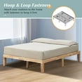 thumbnail image 3 of Costway Queen Size Wood Bed Frame & 8" Foam Mattress Set CertiPUR-US Certified Natural, 3 of 9