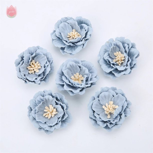 Flores artificiales de seda para decoración del hogar, flores falsas para sala de estar, boda, Corona de Navidad, decoración de Año Nuevo, 4Cm, 5/20 unidades