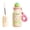 Green, variant on Cute Cartoon Milk Bottle Shaped Water Bottle With Fruit Infuser & Plush Wrist Strap, 24oz Kawaii Portable Drinking Cup, Leakproof Water Tumbler For School Travel (Orange, 1PC)