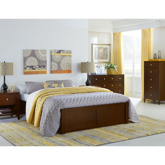 Hillsdale Furniture Pulse Platform Bed, King, Cherry